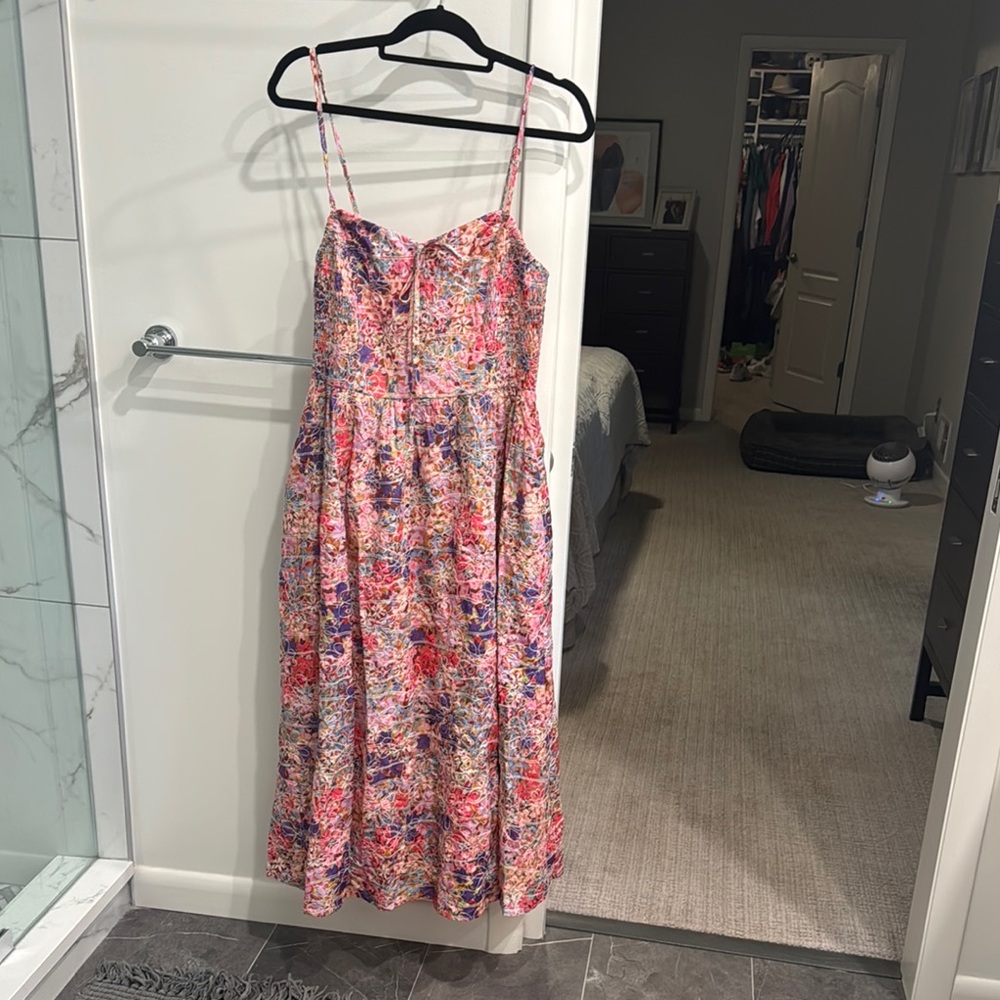 Floral Multicolor Spaghetti Strap Dress - Shop Avara